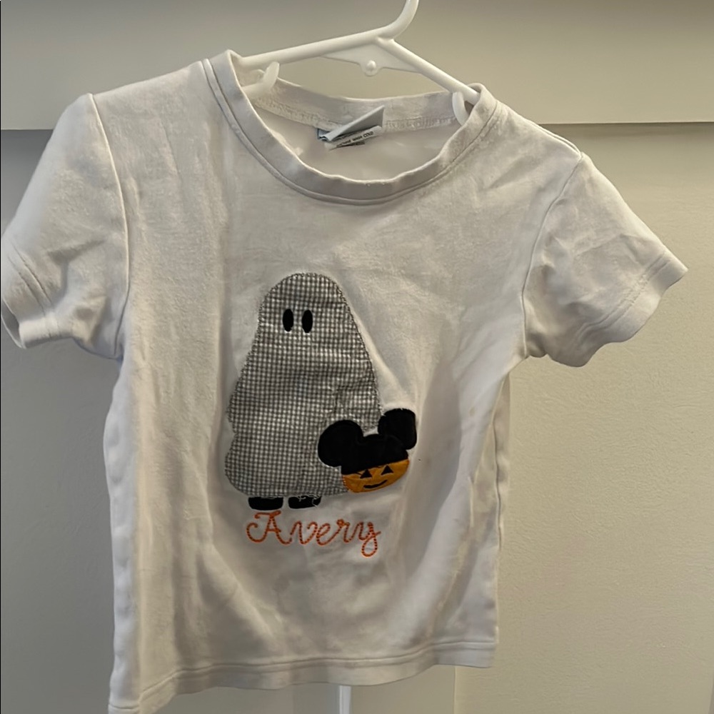 Embroidered Avery Halloween shirt